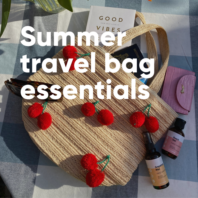 Summer travel bag must haves