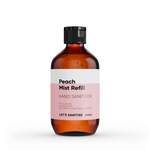Peach Hand Sanitiser Mist Refill - 250ml