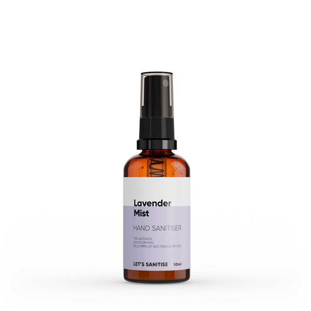 Lavender Pocket-Sized Hand Sanitiser Mist Spray - 50ml