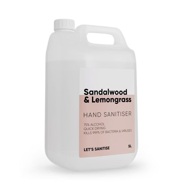 Sandalwood and Lemongrass Anti-Bacterial 5-litre Hand Sanitiser Gel