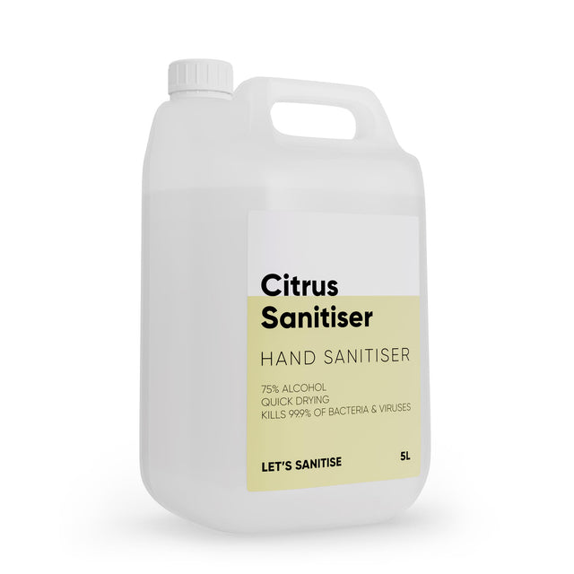 Citrus Scented Anti-Bacterial 5-litre Hand Sanitiser Gel